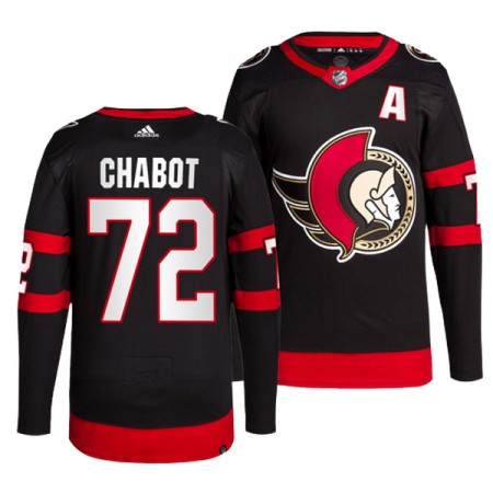 Ottawa Senators Thomas Chabot 72 Adidas Schwarz Trikot Authentic - Herren